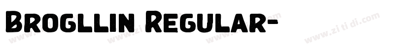 Brogllin Regular字体转换 Brogllin Regular字体转换